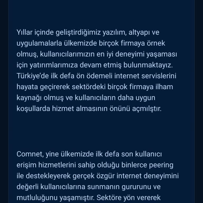 İnternet Hizmeti Ve Müşteri Hizmetleri Sorunu