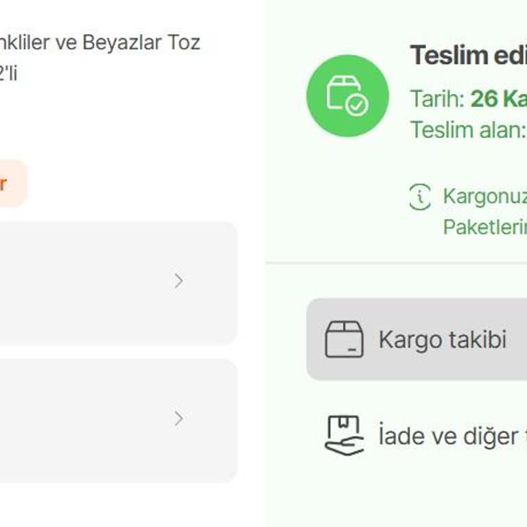 Eksik Gönderim Ve Çözüm Eksikliği