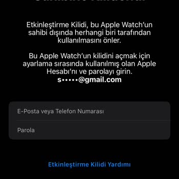 Apple Watch'ta Garanti Ve Aktivasyon Sorunu