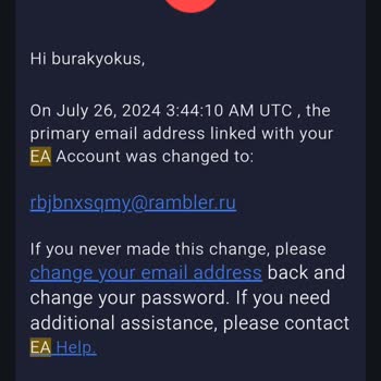 Hesabım Çalındı, EA İle İletişim Kuramıyorum