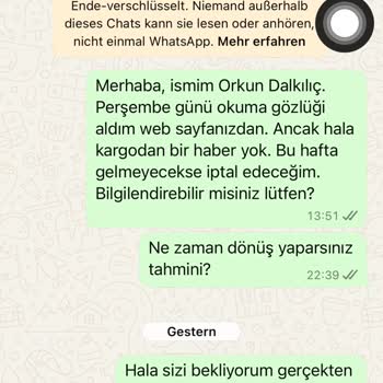 Gözlük Siparişim Nerede? Acil Çözüm Bekliyorum!