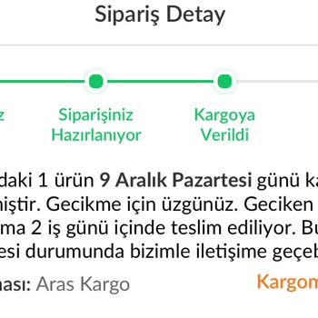 Aras Kargo'nun Yanıltıcı Mesajları Ve Teslimat Sorunu