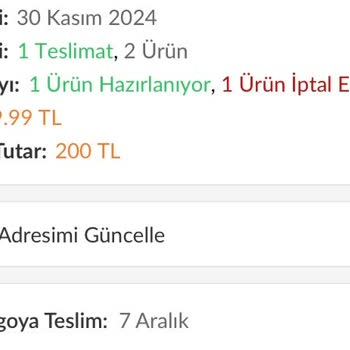 Trendyol'da Kargo Ve Müşteri Hizmetleri Sorunu