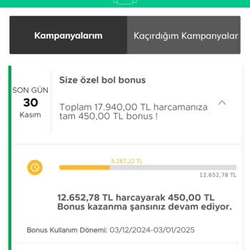 Bonus Kampanyası Hüsranı