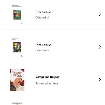 Amazon Ne Para İadesi Aldım Ne De Kitaplarım Yollandı!