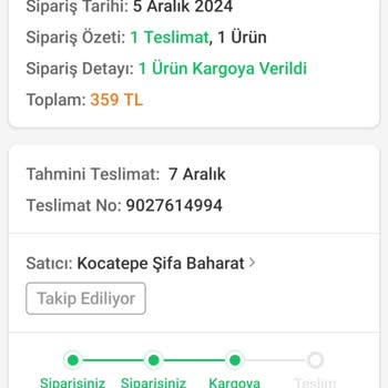 Kargo Firmasının İlgisizliği Ve Teslimat Gecikmesi