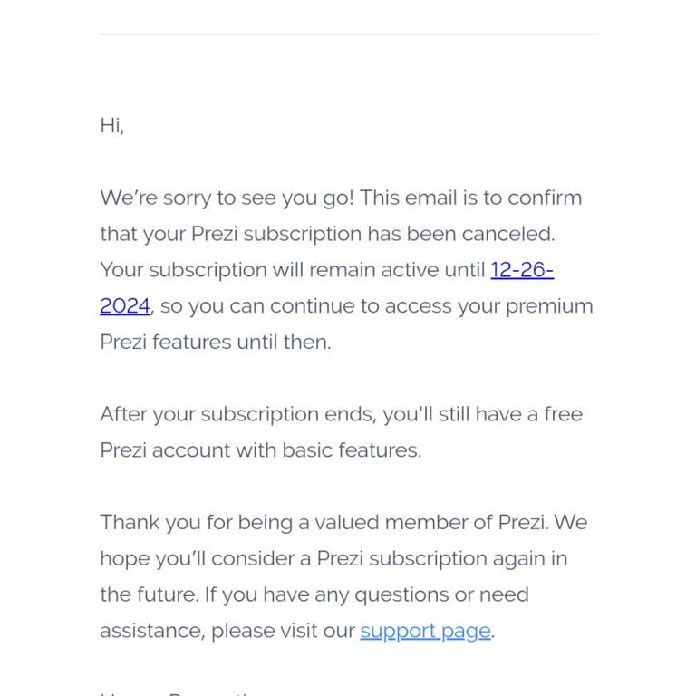 Prezi Aboneliği: Hatırlatılmayan Ücret Ve İptal Sorunu