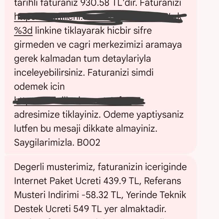 Hizmet Almadığım Teknik Destek İçin Fatura Kesildi!