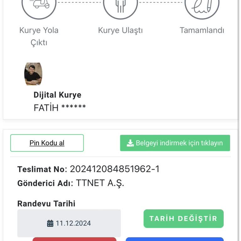 Türk Telekom Kurye Randevu Sorunu
