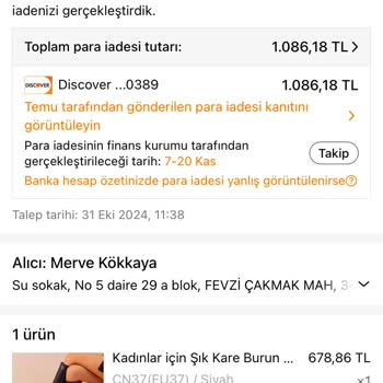 İade Ücreti Sorunu: Temu Ve Banka Arasında Sıkıştım