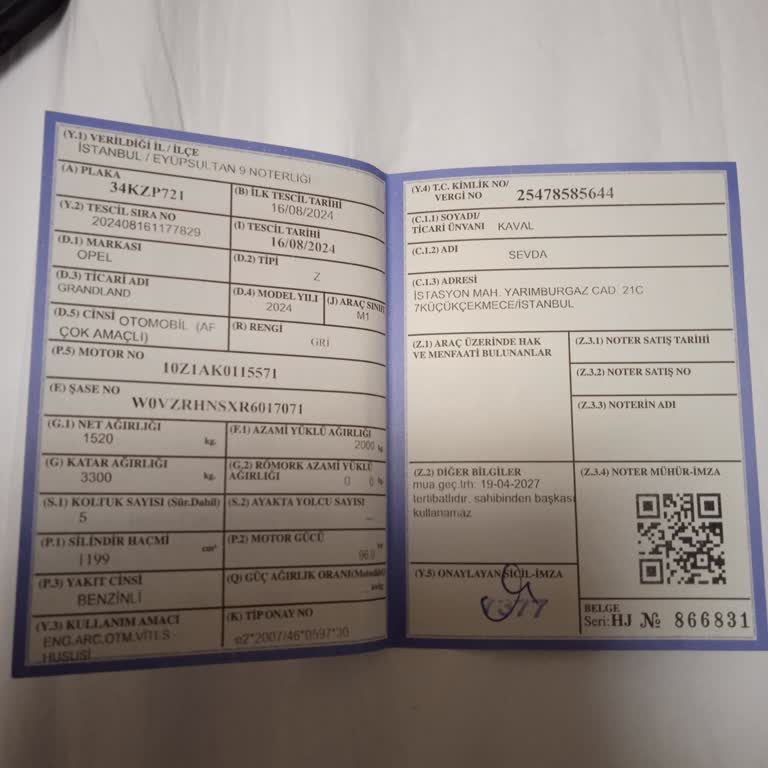 Opel Grandland Teslimat Sorunu Ve Hasarlı Araç Şikayeti