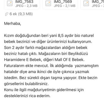Sleepy Bebek Bezinde Kalite Kontrol Sorunu: Sızdırma Ve Yanıt Alamama