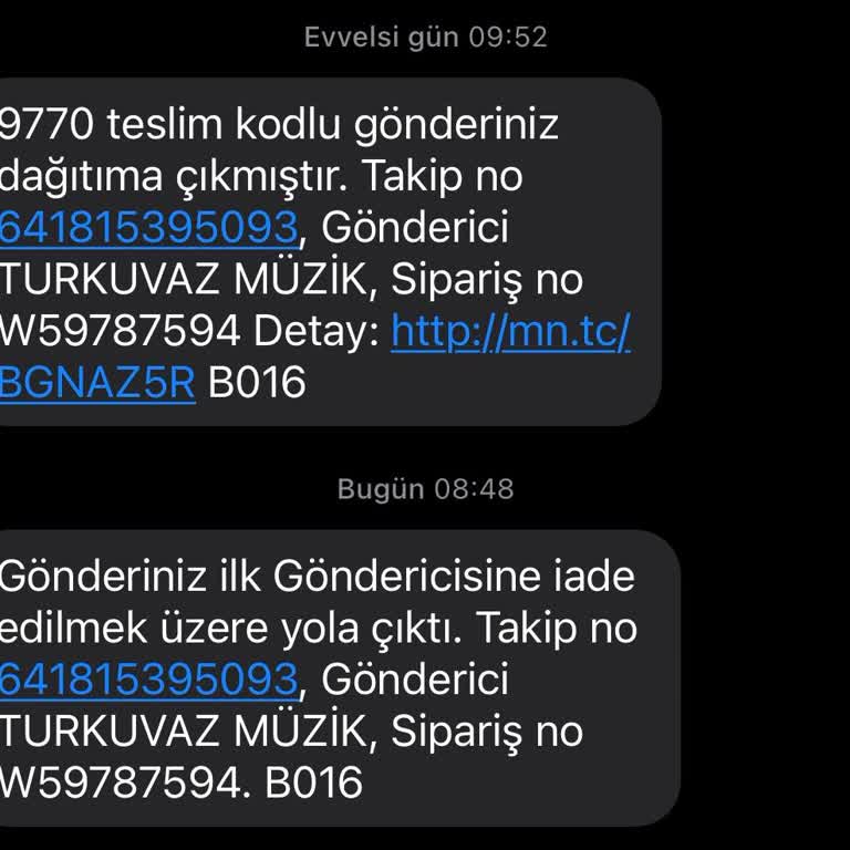 Kargom Teslim Edilmeden İade Ediliyor!