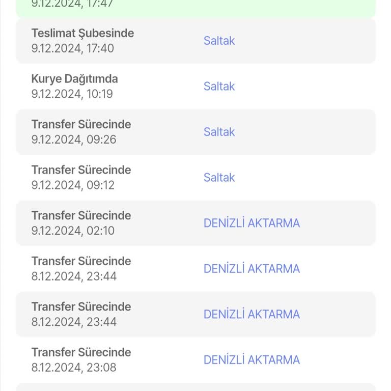 Sürat Kargo Yanlış Şube Ve İletişim Sorunlarıyla Karşılaştım!