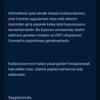 Bildirim Yapmadan İnternet Kesintisi Ve Eksik Hizmet