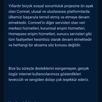Bildirim Yapmadan İnternet Kesintisi Ve Eksik Hizmet