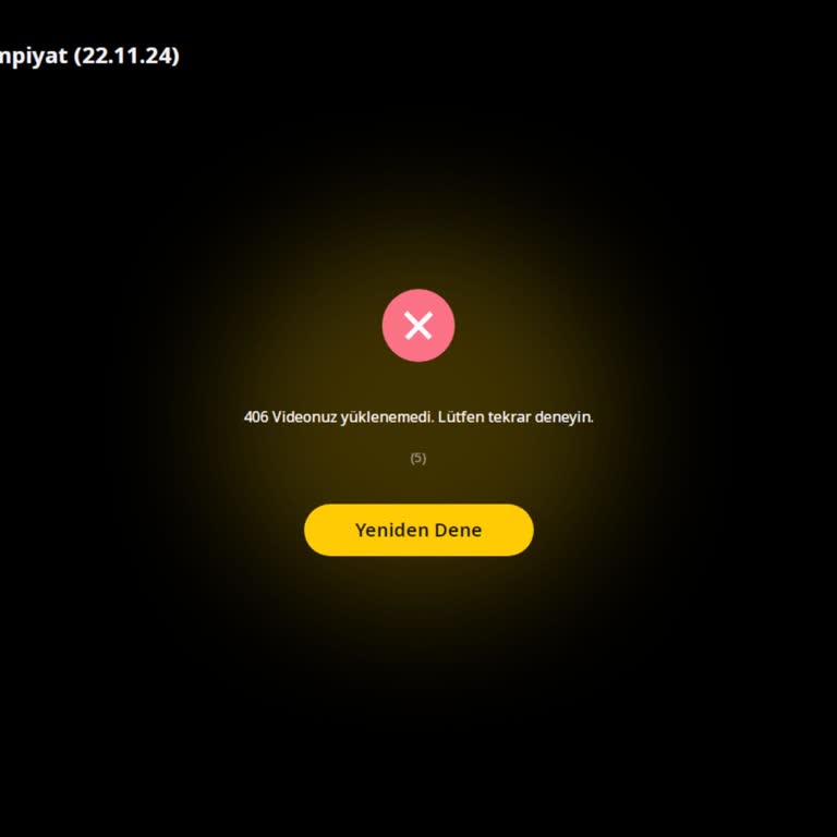 Exxen Üyeliğinde Sürekli Video Hatası Sorunu