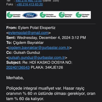 Hatalı Ekspertiz Ve Eksik Parça Sorunu