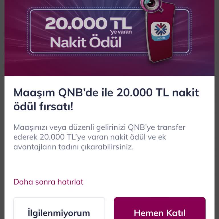 QNB Kredi Kartı Kampanyası Mağduriyeti