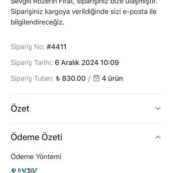 Eksik Gönderilen Kampanya Hediyesi