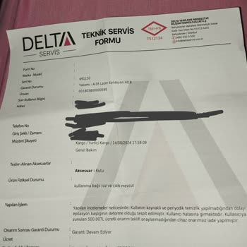 Garanti Kapsamında Çözülmeyen Isınma Sorunu