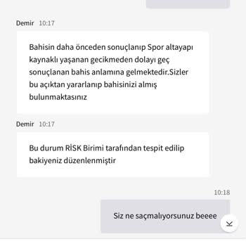Beklenmedik Bahane İle Silinen Kazanç