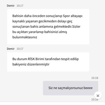 Beklenmedik Bahane İle Silinen Kazanç