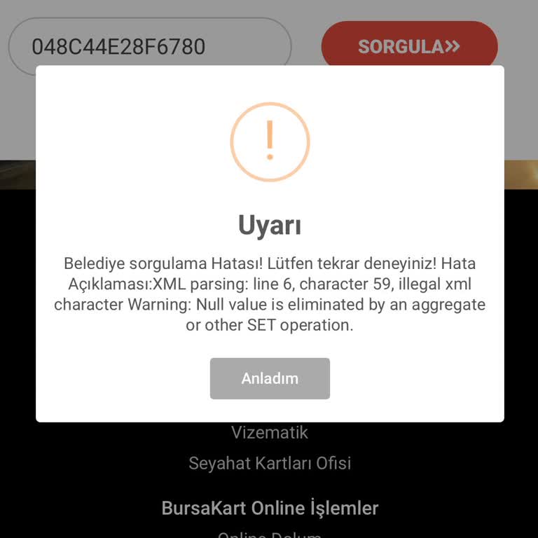 Öğrenci Abonman Kartı Yükleme Sorunu