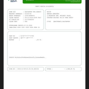 Hesabımdan İzinsiz Para Çekimi