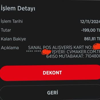 Haberim Olmadan Yapılan Çekimler Ve İade Talebi