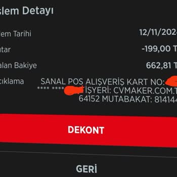 Haberim Olmadan Yapılan Çekimler Ve İade Talebi