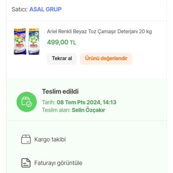 Ariel Toz Deterjan Beyazları Krem Rengine Dönüştürüyor