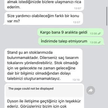 Dyson Türkiye'den Stand Hediyeli Hayal Kırıklığı
