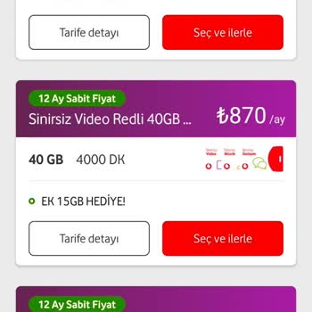 Vodafone'un Yeni ve Mevcut Müşterilere Sunduğu Tekliflerin Karşılaştırılması