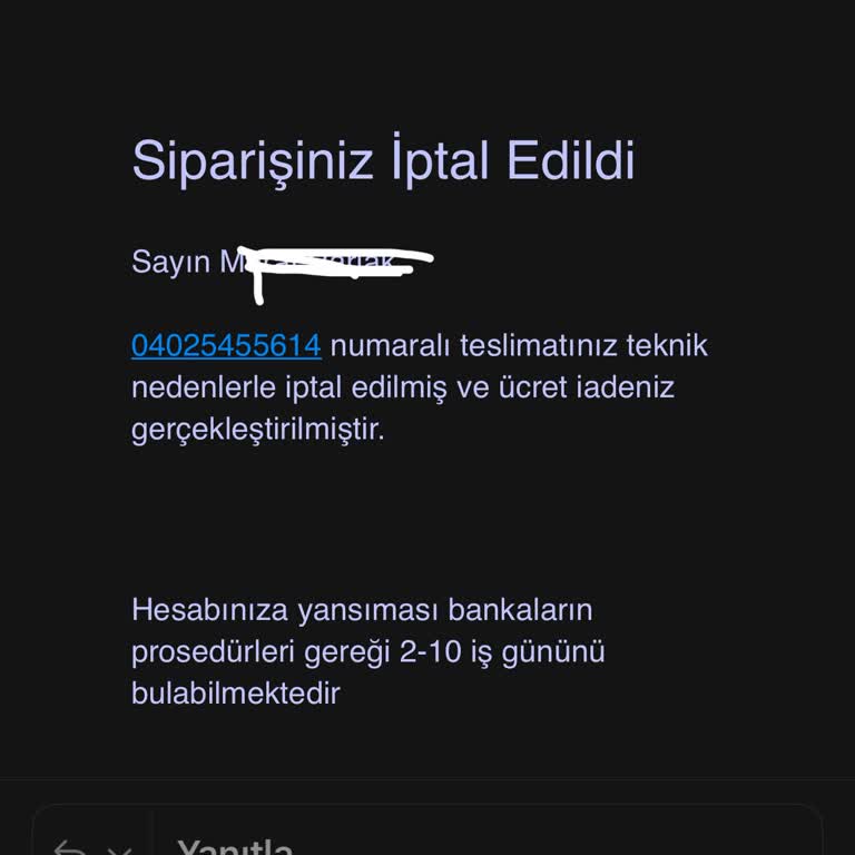 Penti'den Gelen Ciddiyetsizlik: Sipariş İptali Şoku