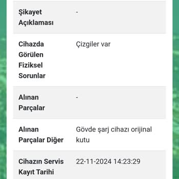 Özel Servis Yanlış Arıza Tespiti Ve Yüksek Ücret Talebi