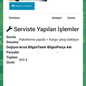 Özel Servis Yanlış Arıza Tespiti Ve Yüksek Ücret Talebi