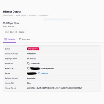 İnternet İptali Ve Modem İade Sorunu