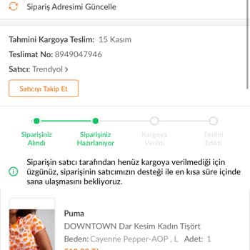 Trendyol Siparişim Neden Hâlâ Ulaşmadı?