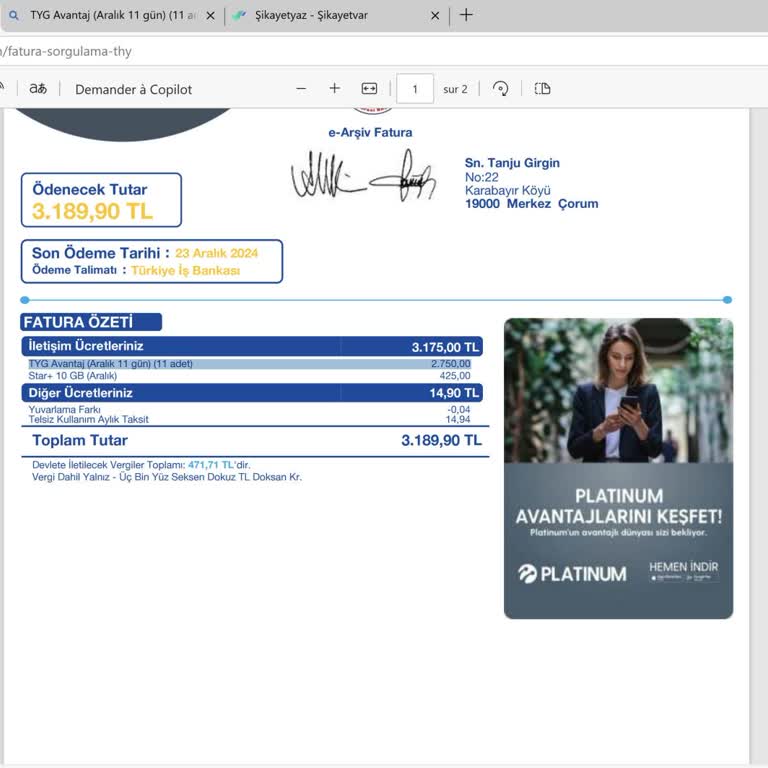 Yurt Dışında Kullanılmayan Telefon İçin Fahiş Ücretlendirme