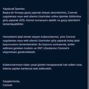 Beklenmedik İnternet Kesintisi Ve İade Sorunu
