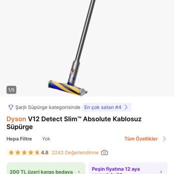 Dyson Hediye Ünitesi Eksik Gönderildi