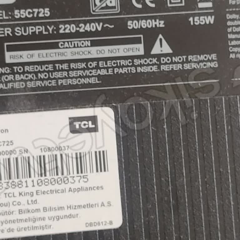 Fatura Sorunu Nedeniyle Tamir Edilemeyen TCL TV