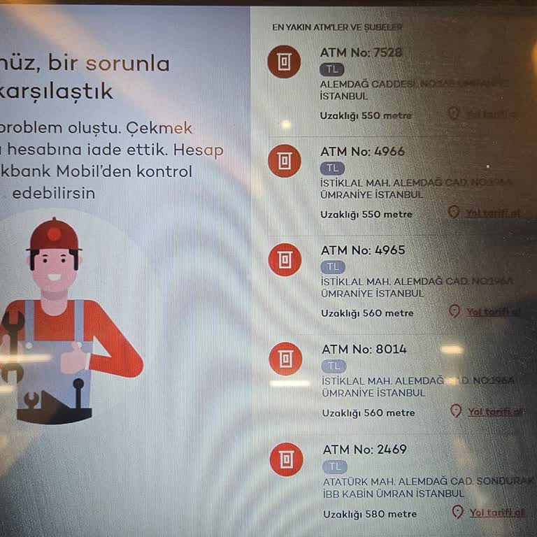 Akbank ATM'de Para Çekme Sorunu Ve Müşteri Hizmetleri İlgisizliği