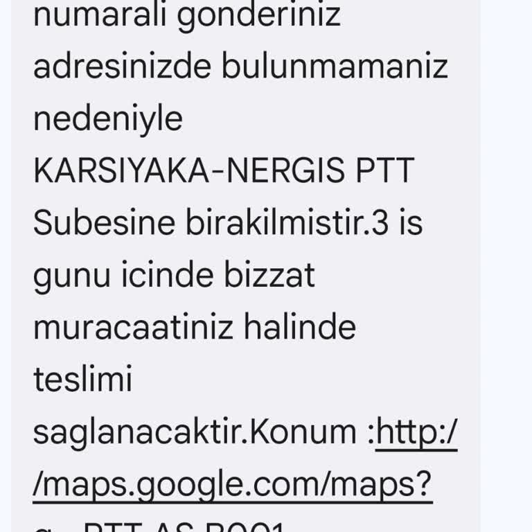 PTT Kargo'nun Sürekli Sorunlu Teslimat Deneyimi