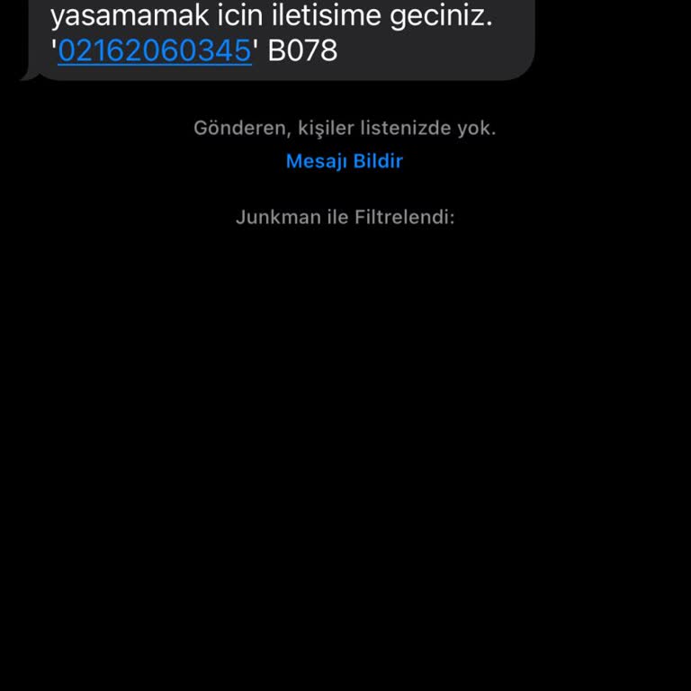 Yanıltıcı Mesajlarla Karşı Karşıya Kaldım