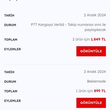 Siparişlerim Neden Teslim Edilmiyor?