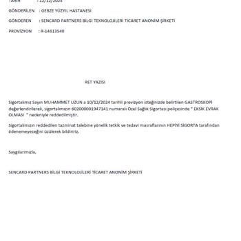 Sigorta Onayı Sürecinde Yaşanan Zorluklar