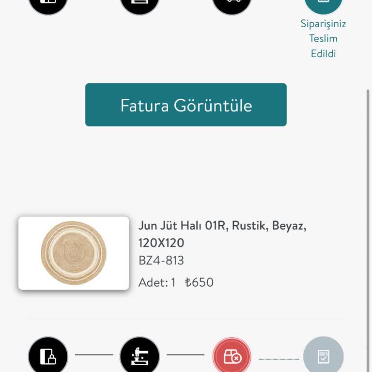 Vivense'den Alınan Halının İadesi 4 Aydır Yapılmıyor