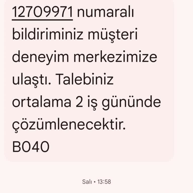 Fatura Talebi Karşılanmayan Sipariş